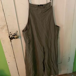 Linen overalls